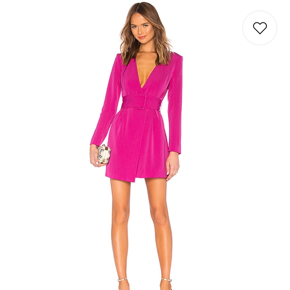 x Naven Aida Dress in Dark Magenta